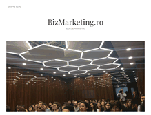 Tablet Screenshot of bizmarketing.ro